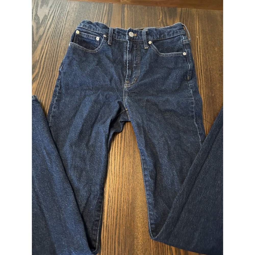 Madewell The Perfect Vintage Jean Womens Size 27 Dark Wash High‎ Rise Denim